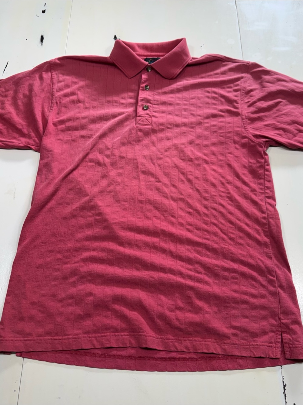 GREG NORMAN COLLECTION Play Dry Textured Golf Polo Shirt (Size M)
